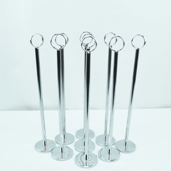 Wedding Silver Table Markers (9) For Event - Picture 3 of 9